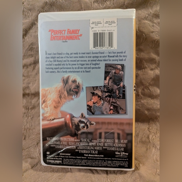 Disney's Rascal VHS 2 For $14 - Picture 2 of 7